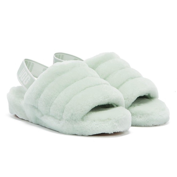 UGG Shoes - UGG | Fluff Yeah Retro Mint Slide sandals